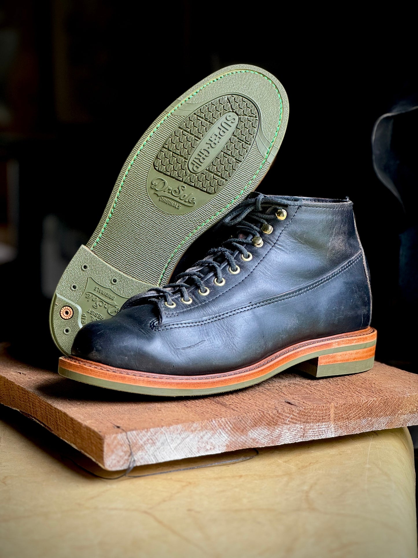THE DR SOLE FULL SOLES JADE GREEN