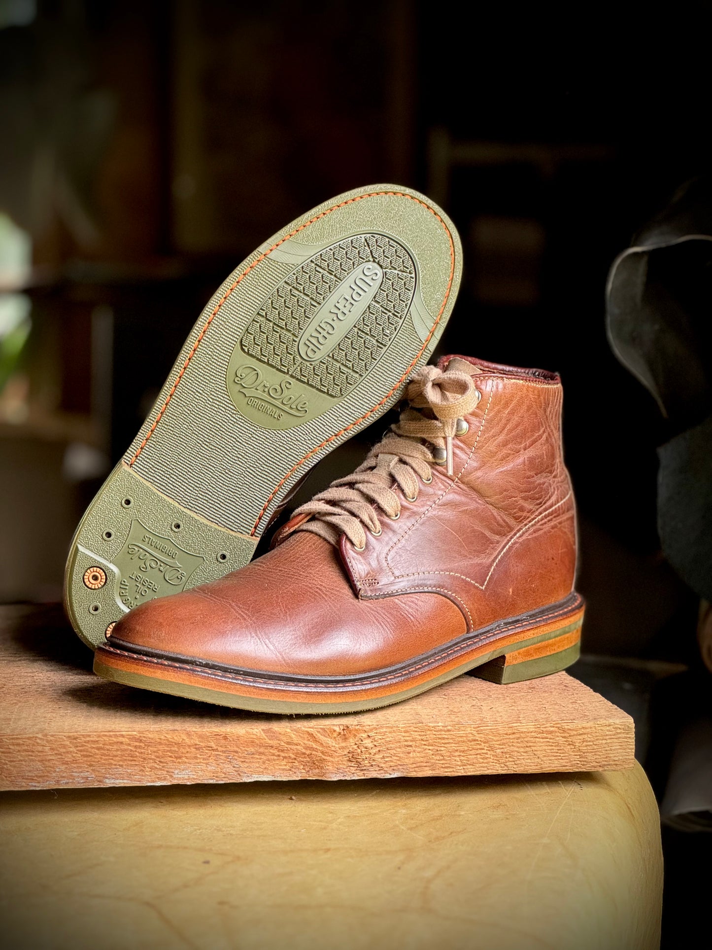 THE DR SOLE FULL SOLES JADE GREEN