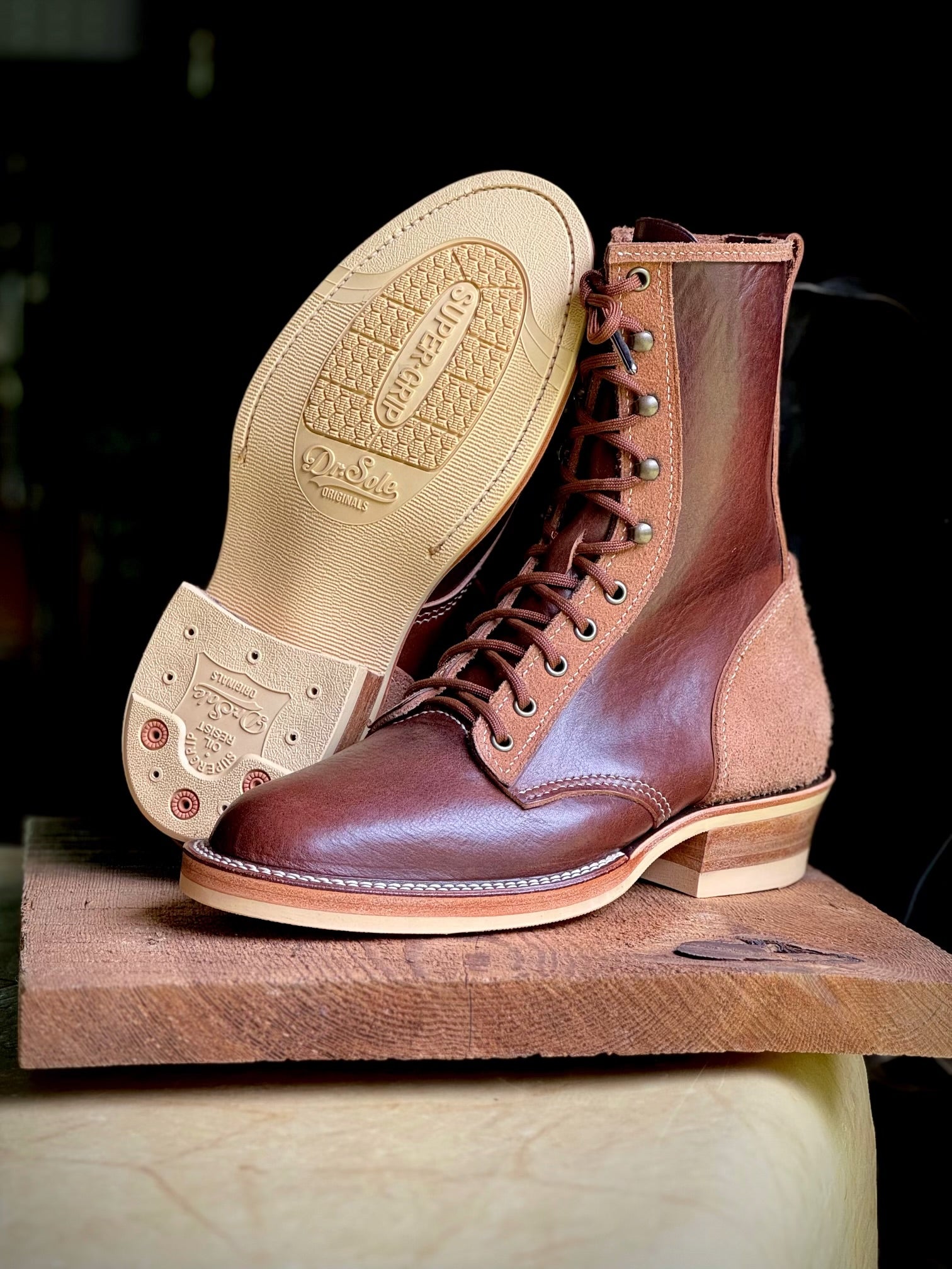 THE DR SOLE FULL SOLES CREAM â Wyatt & Dad Cobbler Co.