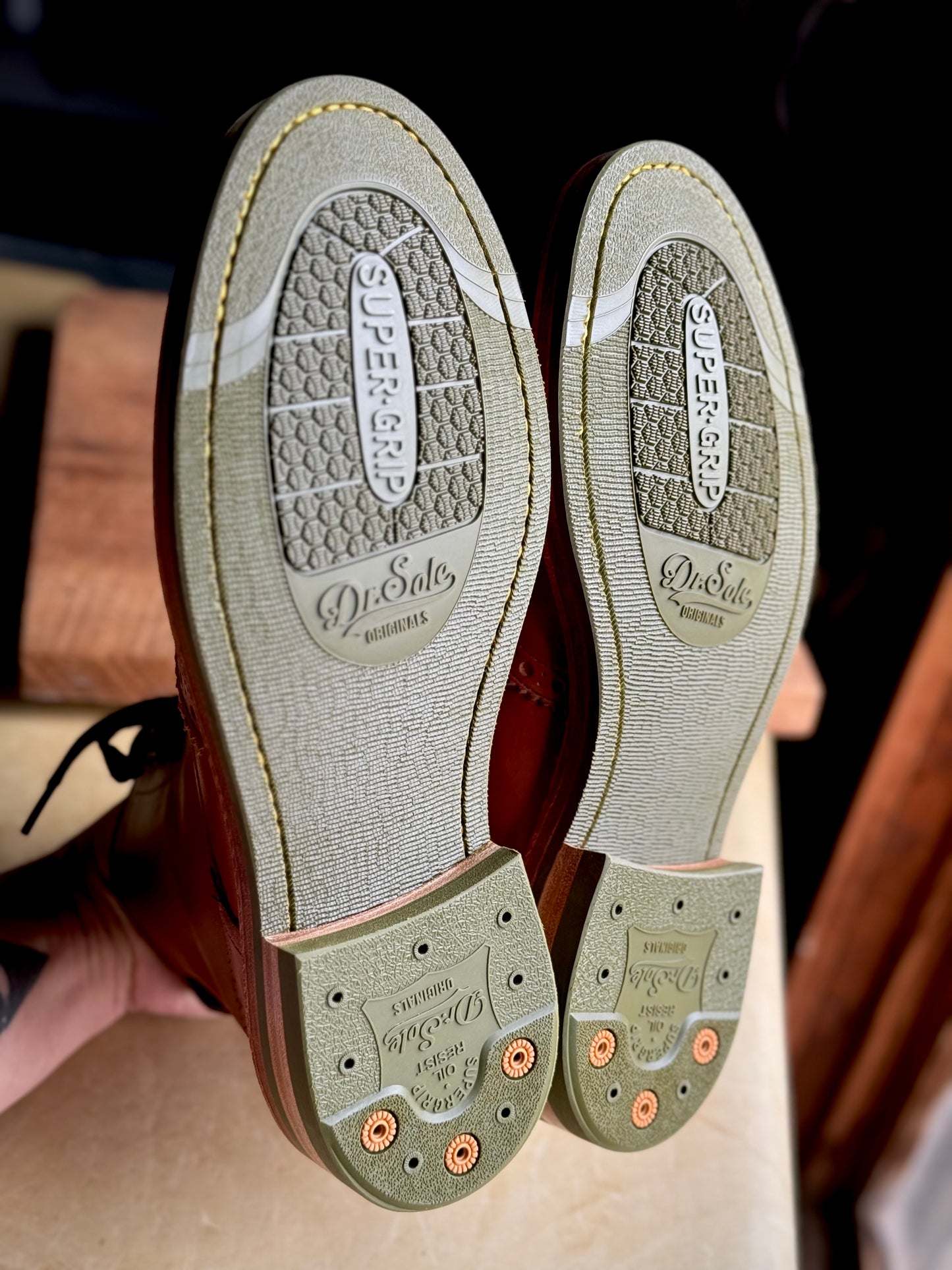 THE DR SOLE FULL SOLES JADE GREEN