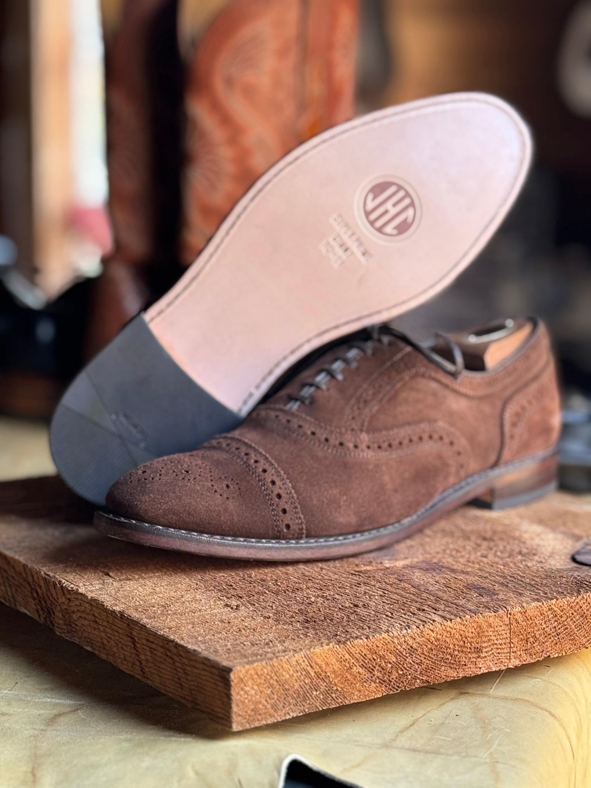 THE STANDARD LEATHER FULL SOLES AND HEELS Wyatt & Dad Cobbler Co. THE STANDARD LEATHER FULL SOLES AND HEELS Wyatt & Dad Cobbler Co.