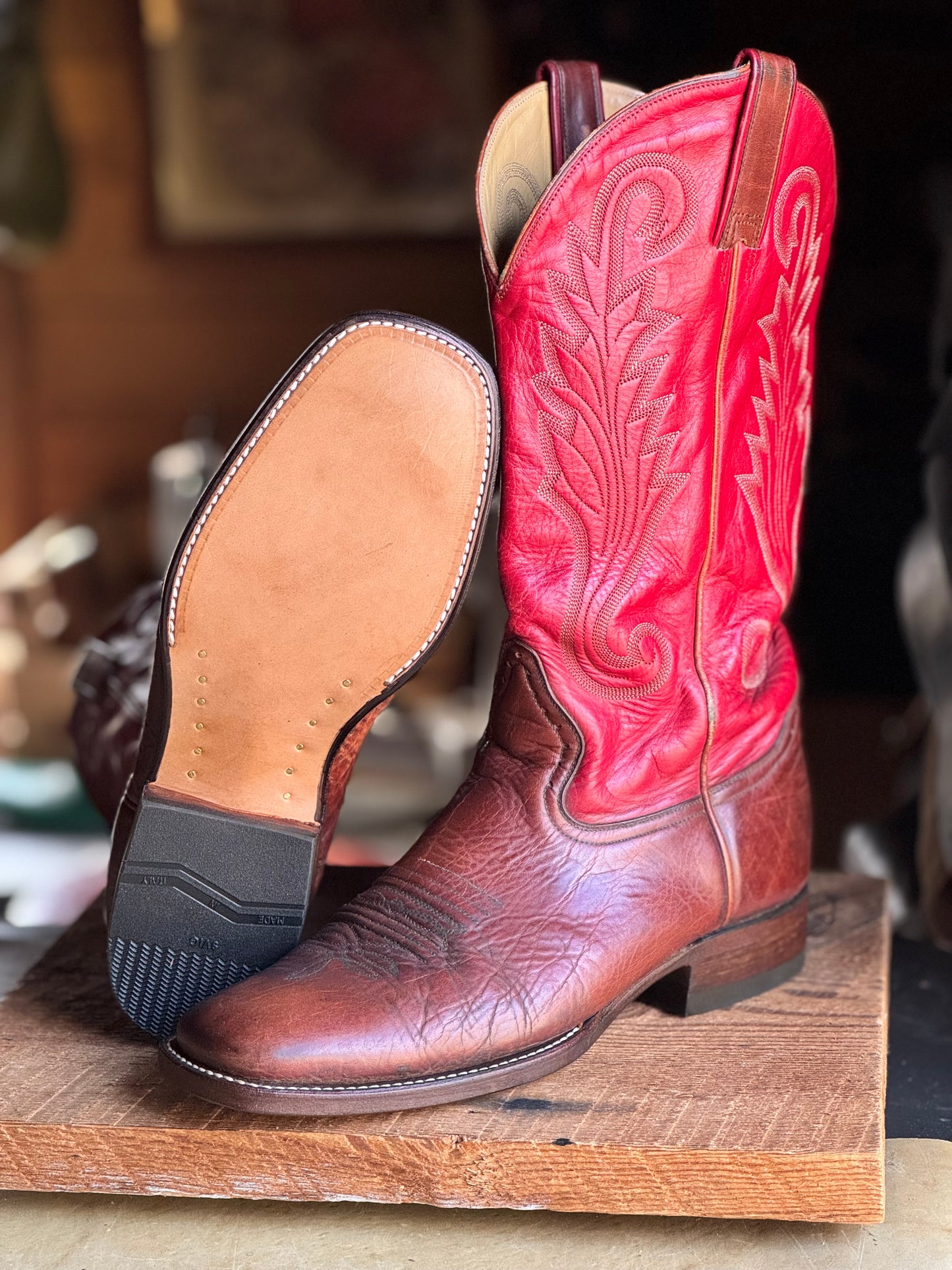 THE STANDARD COWBOY BOOTS FULL SOLES AND HEELS